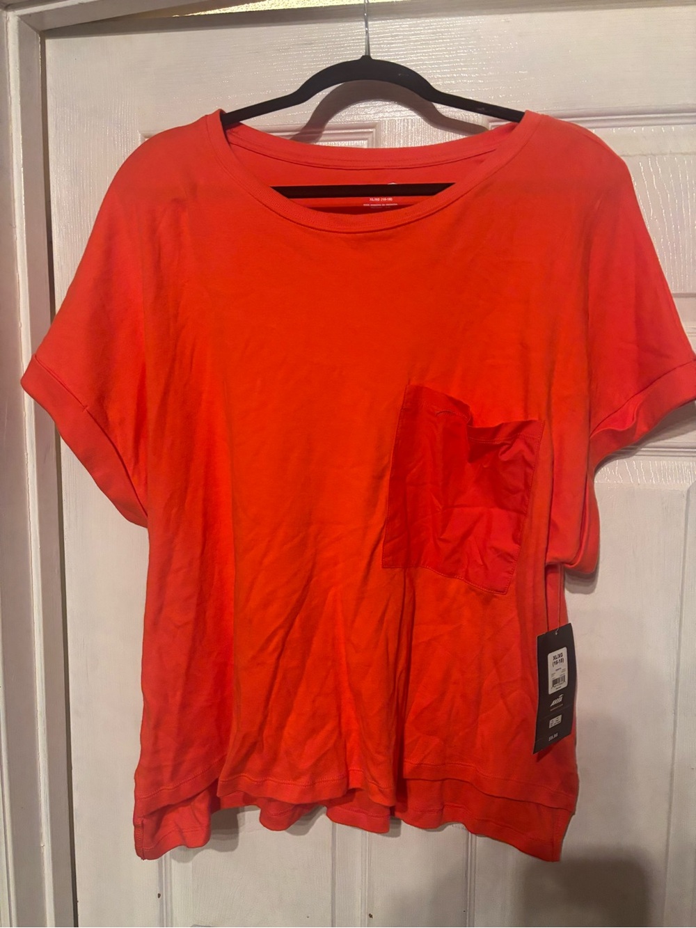 Avia Orange Short Sleeve Pocket Tee